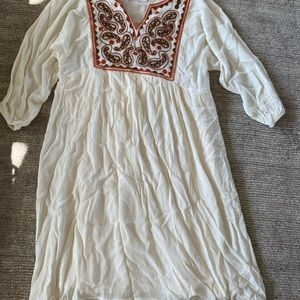 Casual White Mark dress